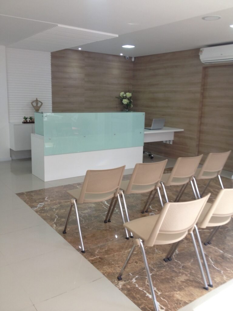Recepção e sala de espera